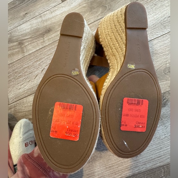 Vince Camuto Women's Tan Wedge Espadrille Sandals Never Worn 7.5 - Picture 5 of 7